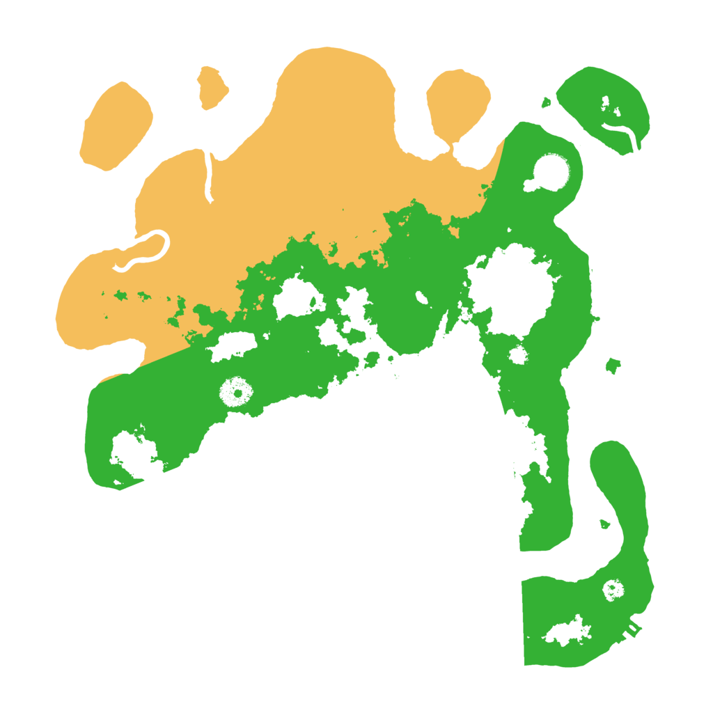Biome Rust Map: Procedural Map, Size: 3500, Seed: 1324874743