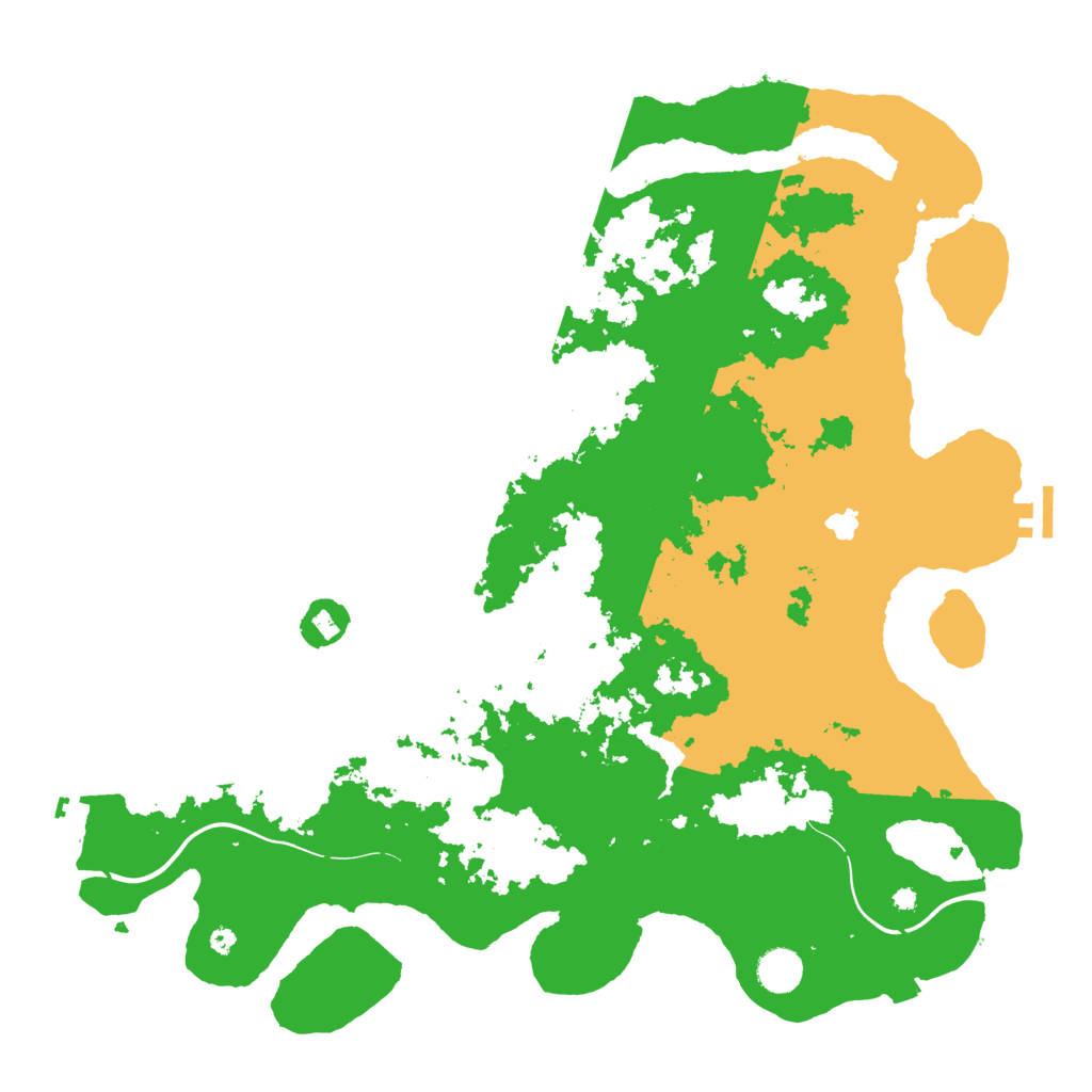 Biome Rust Map: Procedural Map, Size: 4250, Seed: 183370093