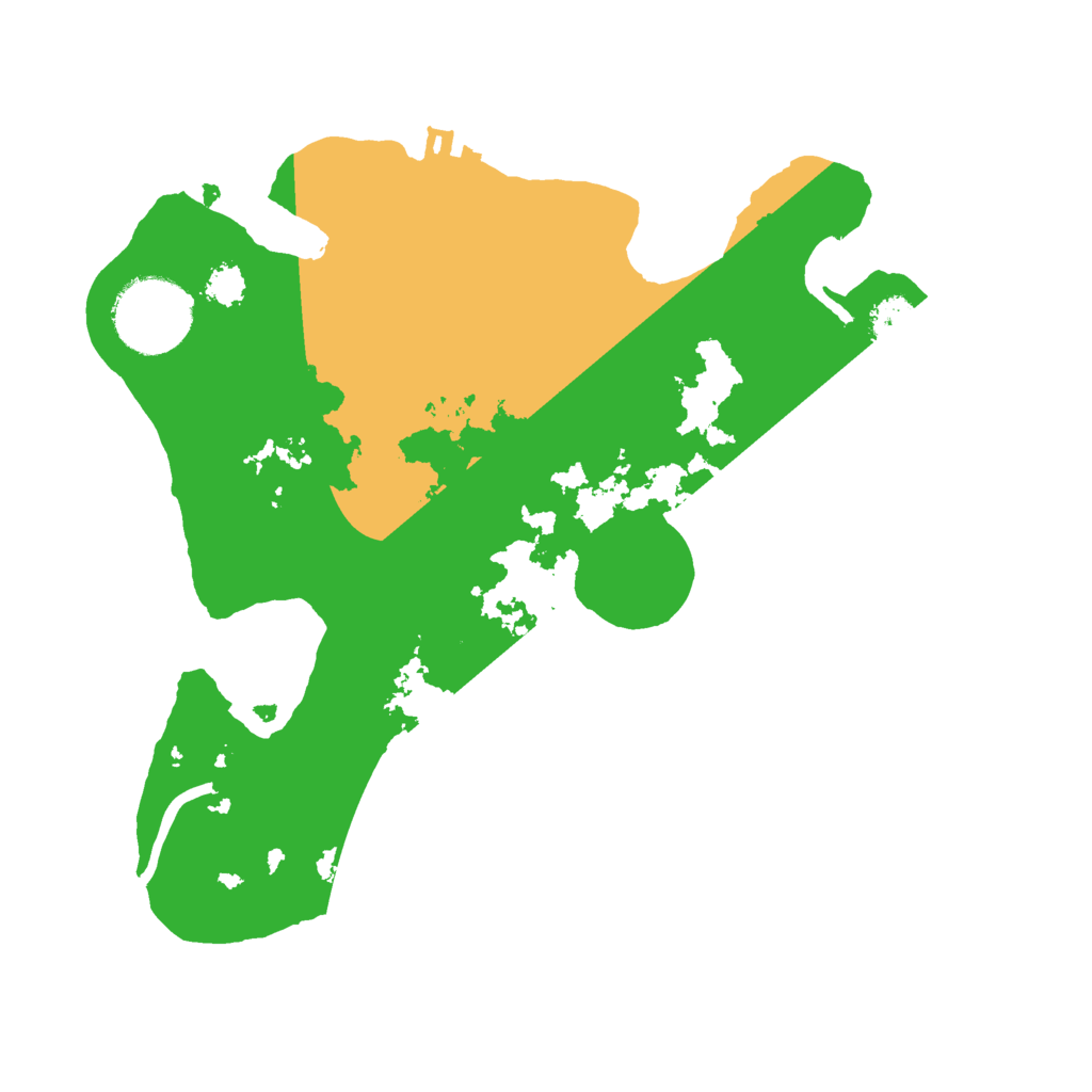 Biome Rust Map: Procedural Map, Size: 2500, Seed: 7179550