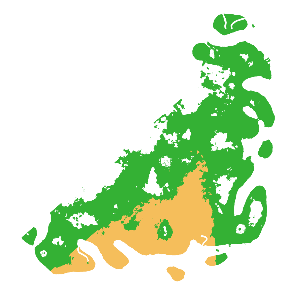 Biome Rust Map: Procedural Map, Size: 4500, Seed: 1071127627