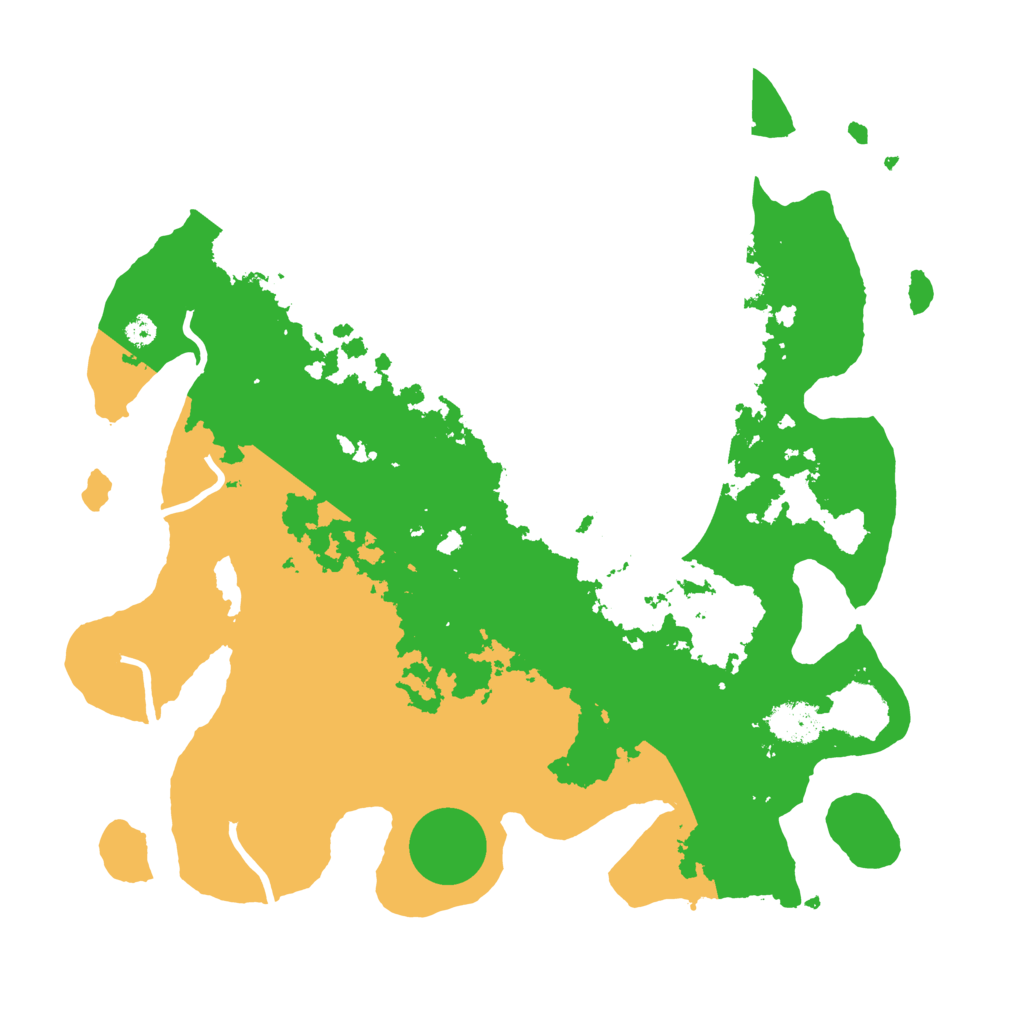 Biome Rust Map: Procedural Map, Size: 3500, Seed: 60786235