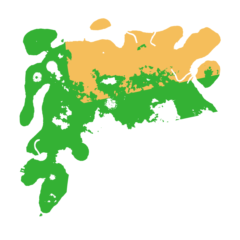 Biome Rust Map: Procedural Map, Size: 3850, Seed: 415455513
