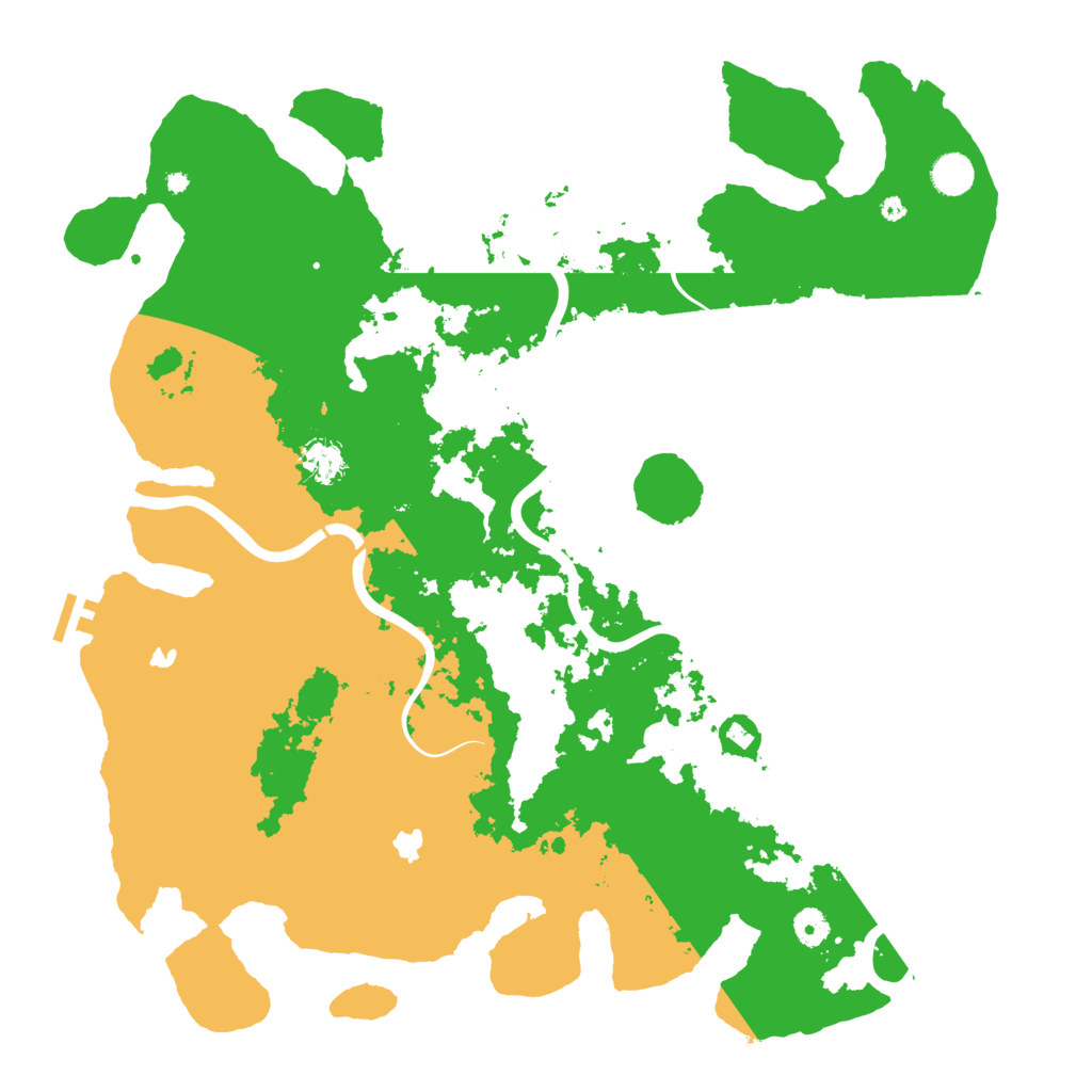 Biome Rust Map: Procedural Map, Size: 4500, Seed: 307663369