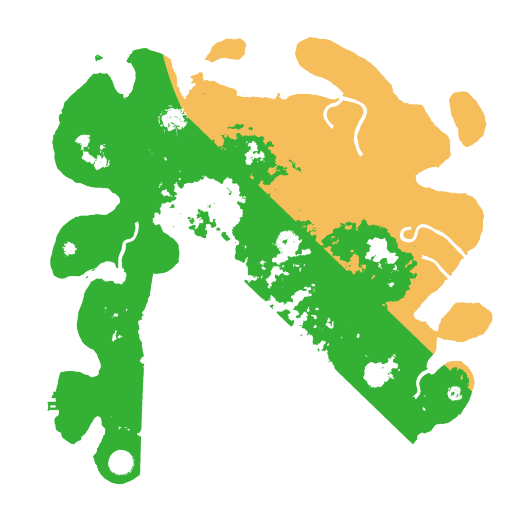 Biome Rust Map: Procedural Map, Size: 3700, Seed: 1717171717