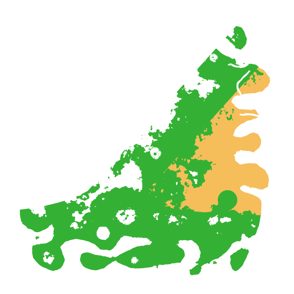 Biome Rust Map: Procedural Map, Size: 4000, Seed: 1305