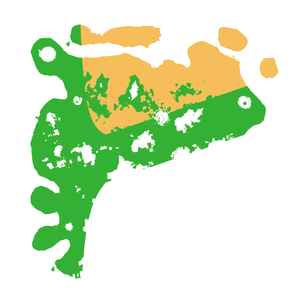 Biome Rust Map: Procedural Map, Size: 3500, Seed: 568486946