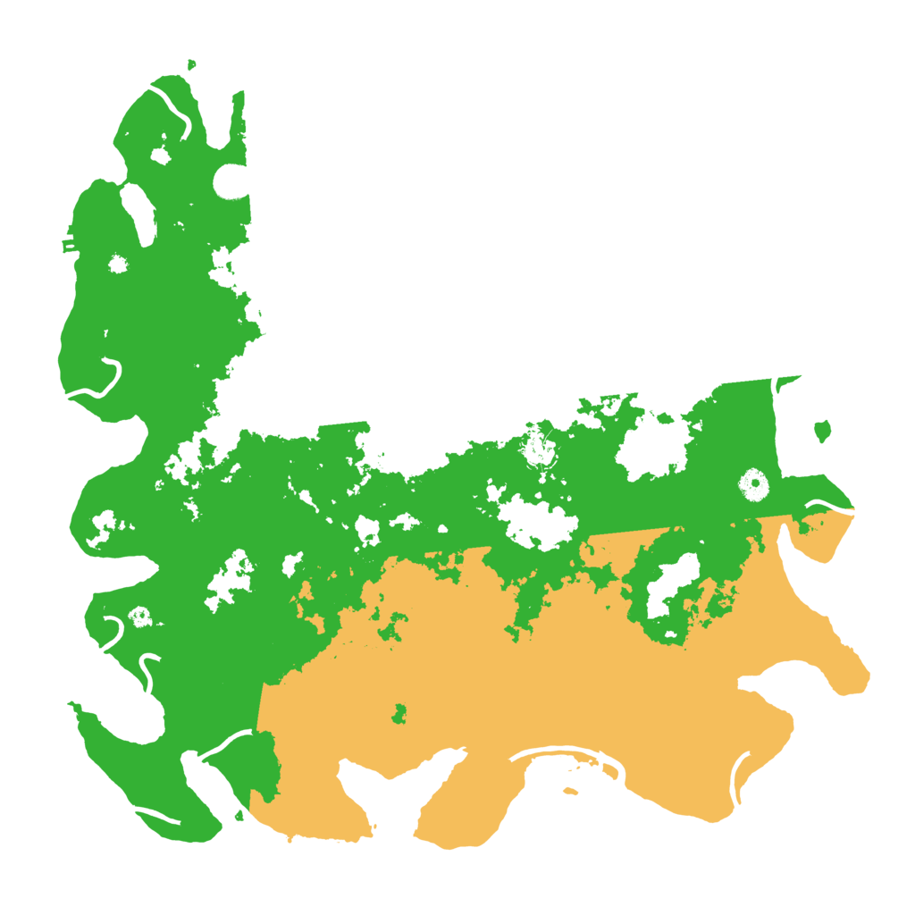 Biome Rust Map: Procedural Map, Size: 4500, Seed: 1851791937
