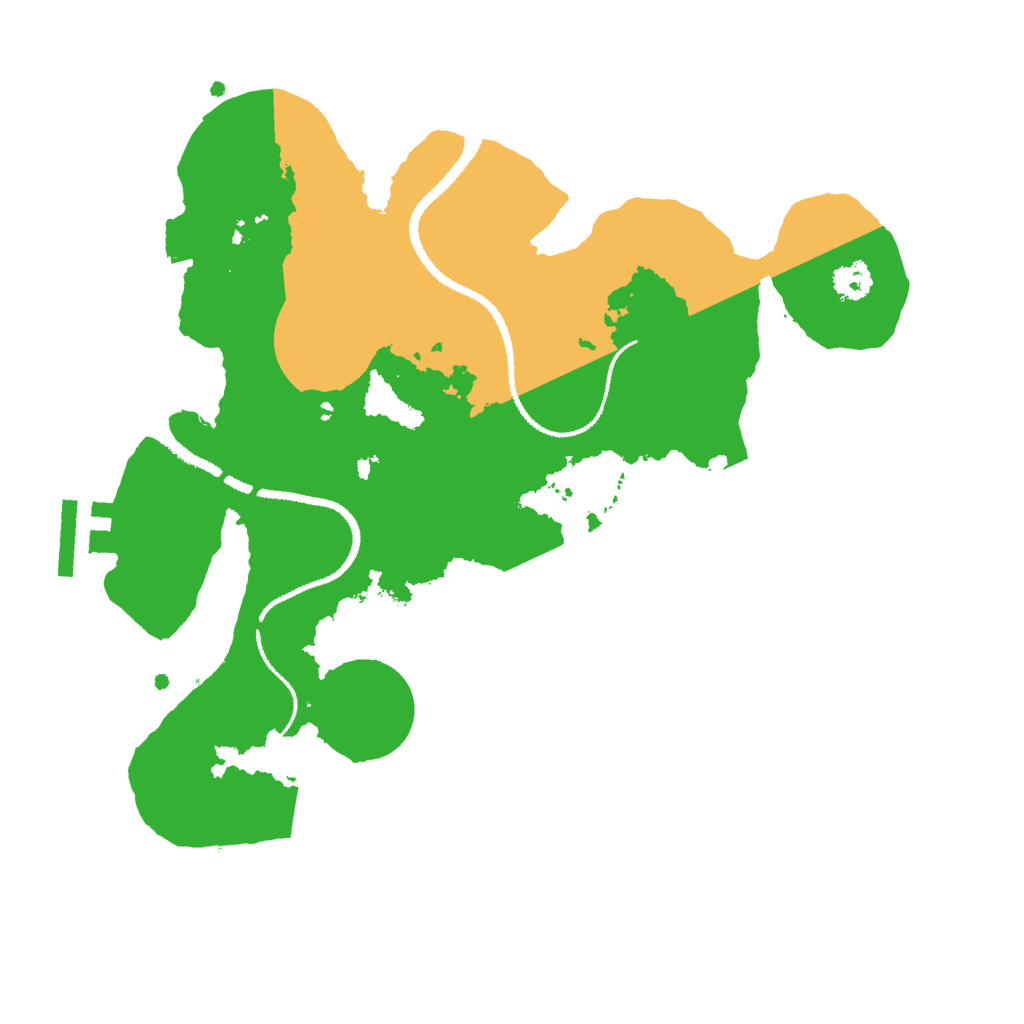 Biome Rust Map: Procedural Map, Size: 2700, Seed: 3838