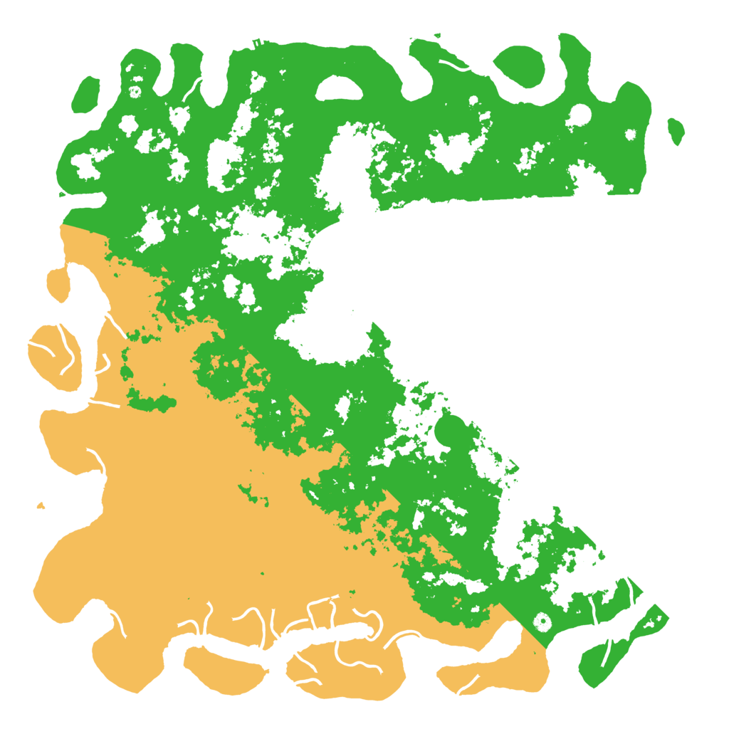 Biome Rust Map: Procedural Map, Size: 6000, Seed: 1071993