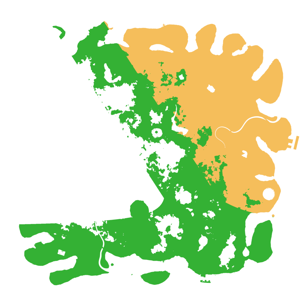 Biome Rust Map: Procedural Map, Size: 4500, Seed: 1149730951