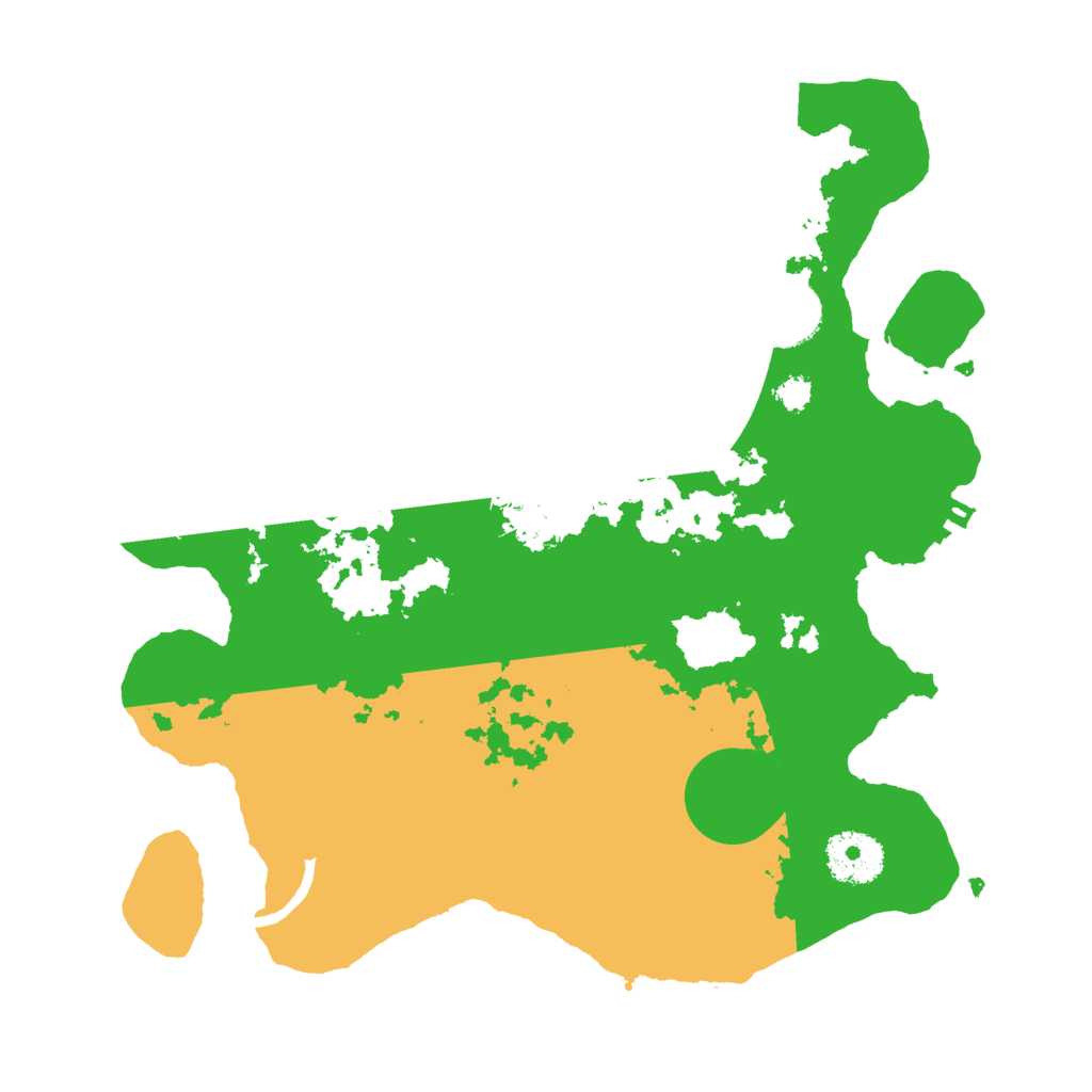 Biome Rust Map: Procedural Map, Size: 3000, Seed: 12615