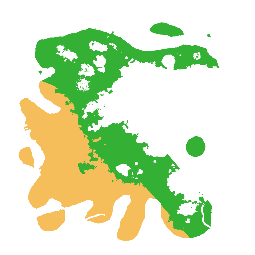 Biome Rust Map: Procedural Map, Size: 3500, Seed: 5674543