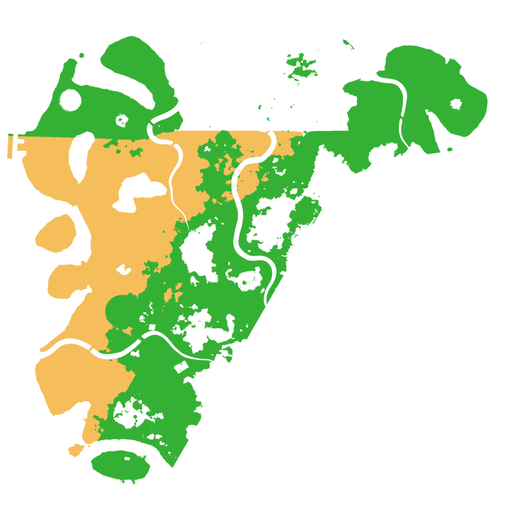 Biome Rust Map: Procedural Map, Size: 4250, Seed: 70601740