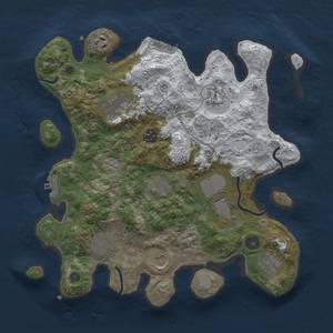 Thumbnail Rust Map: Procedural Map, Size: 3500, Seed: 31963389, 19 Monuments