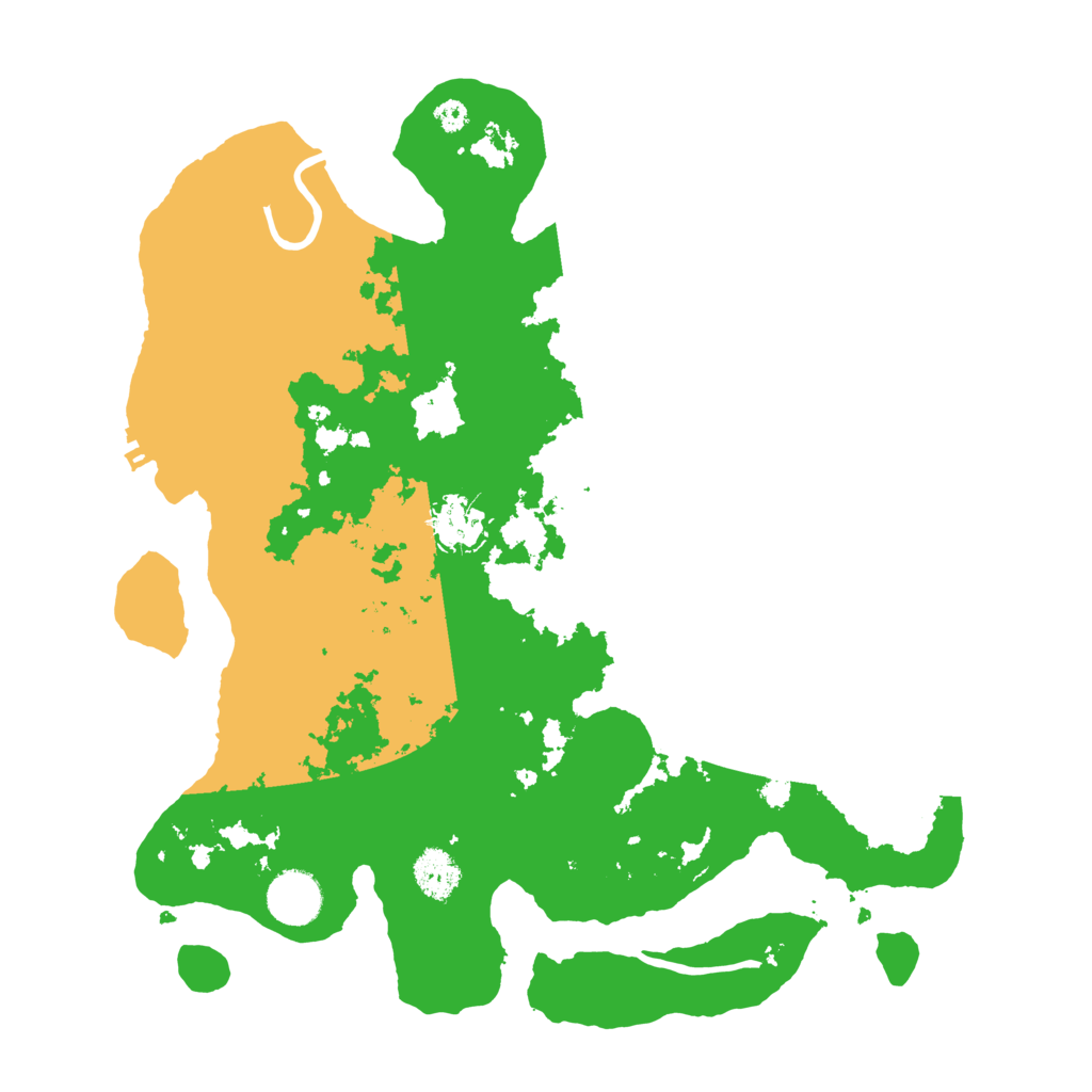 Biome Rust Map: Procedural Map, Size: 3500, Seed: 1895939822