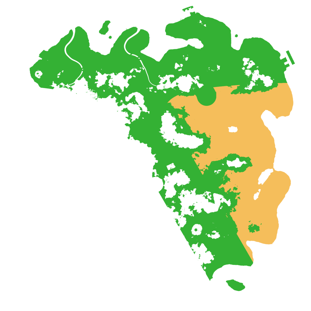 Biome Rust Map: Procedural Map, Size: 4250, Seed: 29164