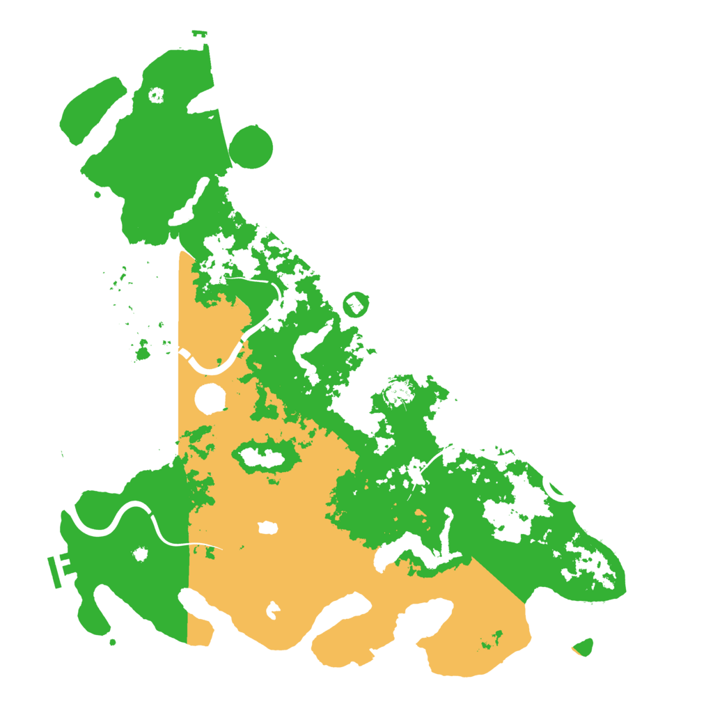 Biome Rust Map: Procedural Map, Size: 4500, Seed: 11852434