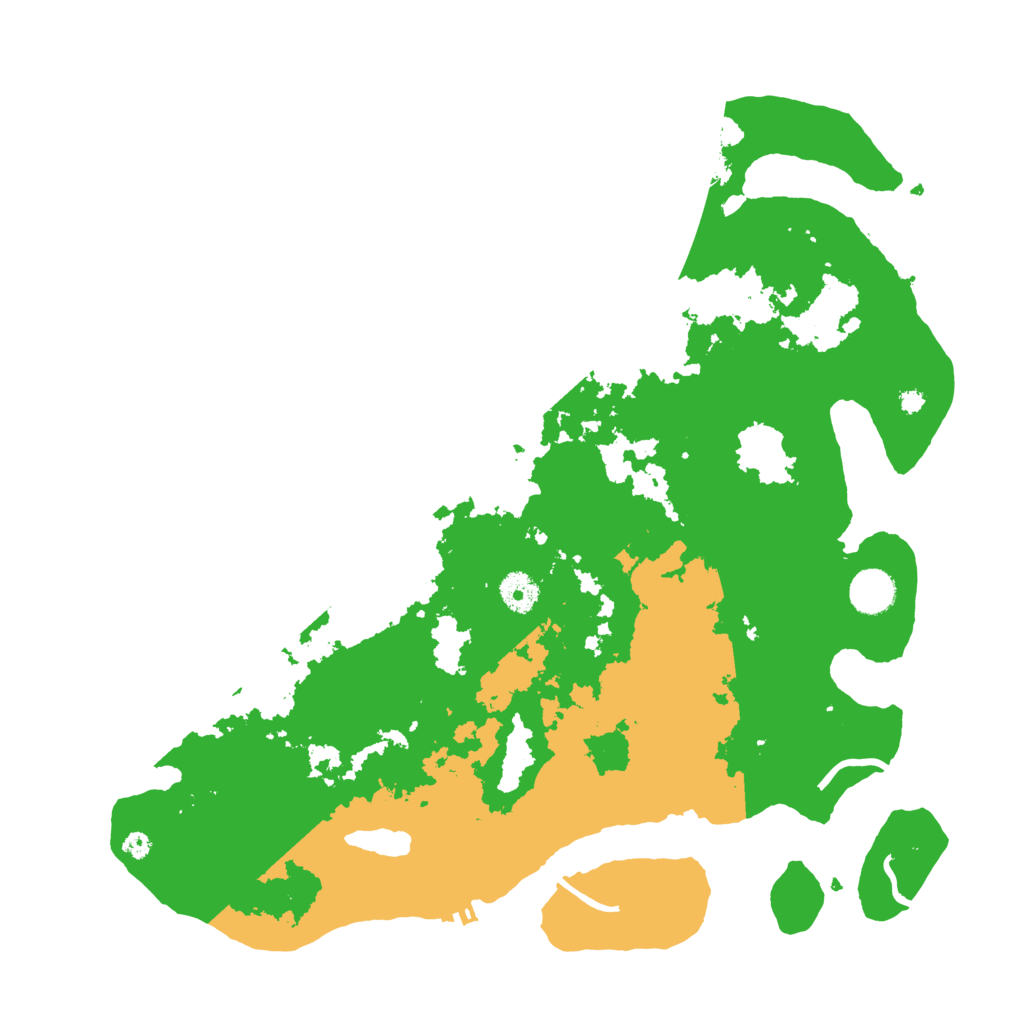 Biome Rust Map: Procedural Map, Size: 3950, Seed: 880219012