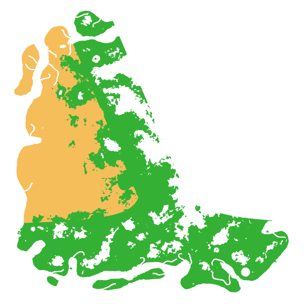 Biome Rust Map: Procedural Map, Size: 6000, Seed: 338128037