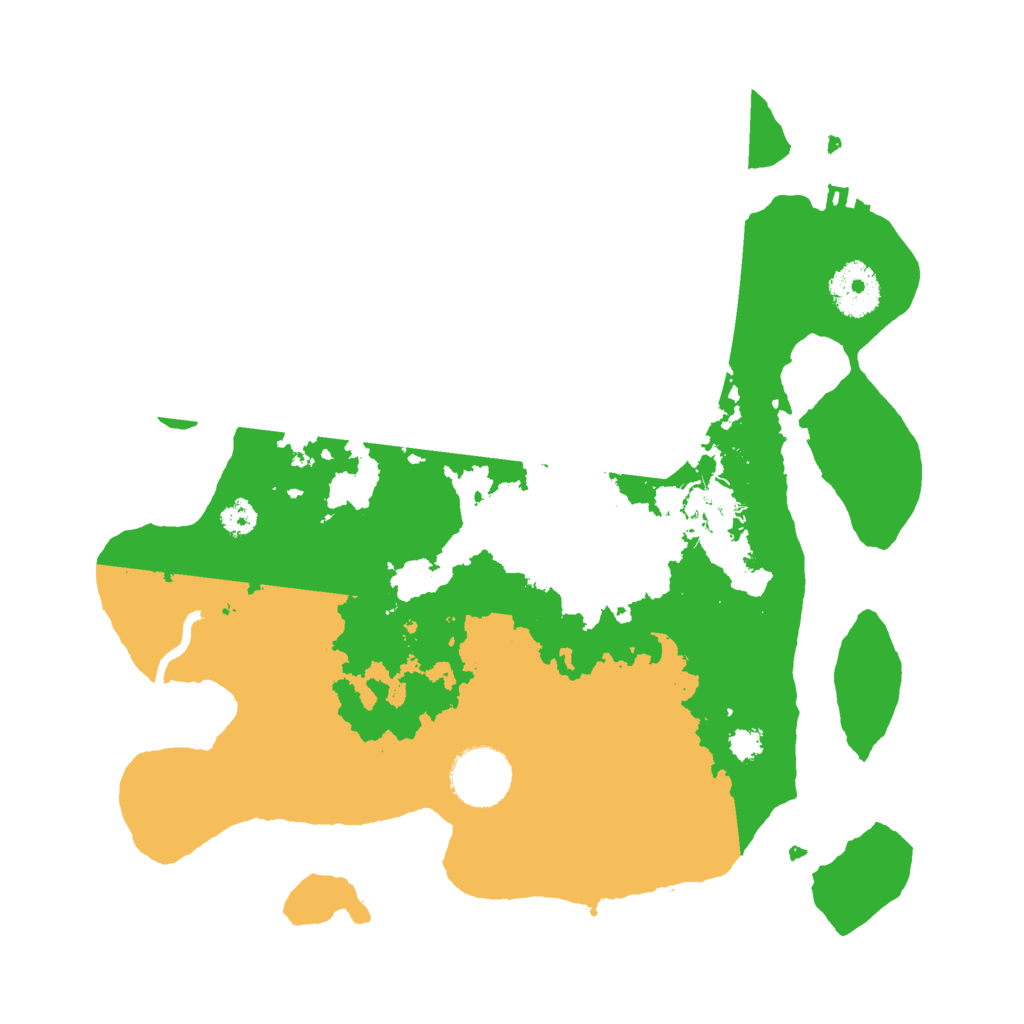 Biome Rust Map: Procedural Map, Size: 3000, Seed: 614779740