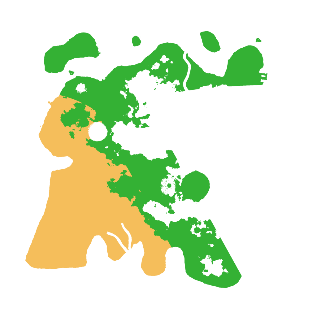 Biome Rust Map: Procedural Map, Size: 3000, Seed: 6931