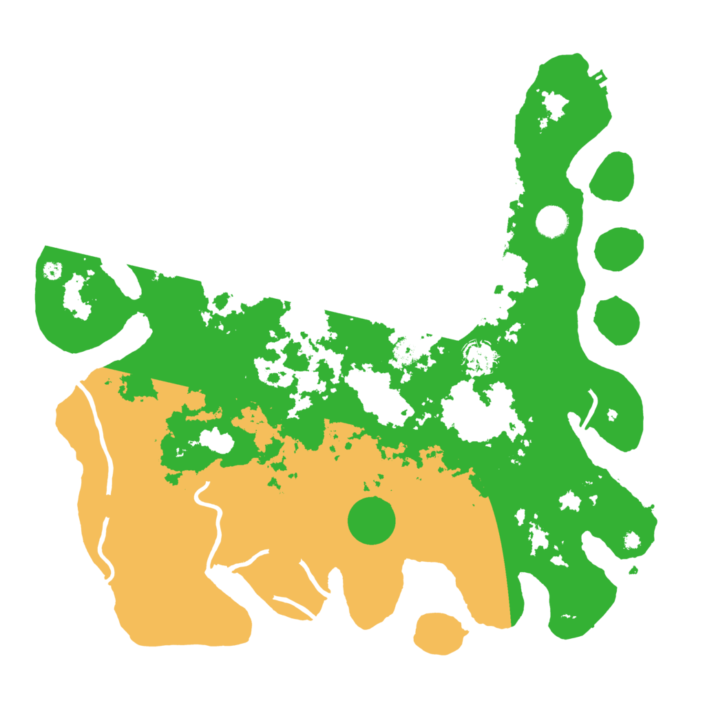 Biome Rust Map: Procedural Map, Size: 3900, Seed: 2029836