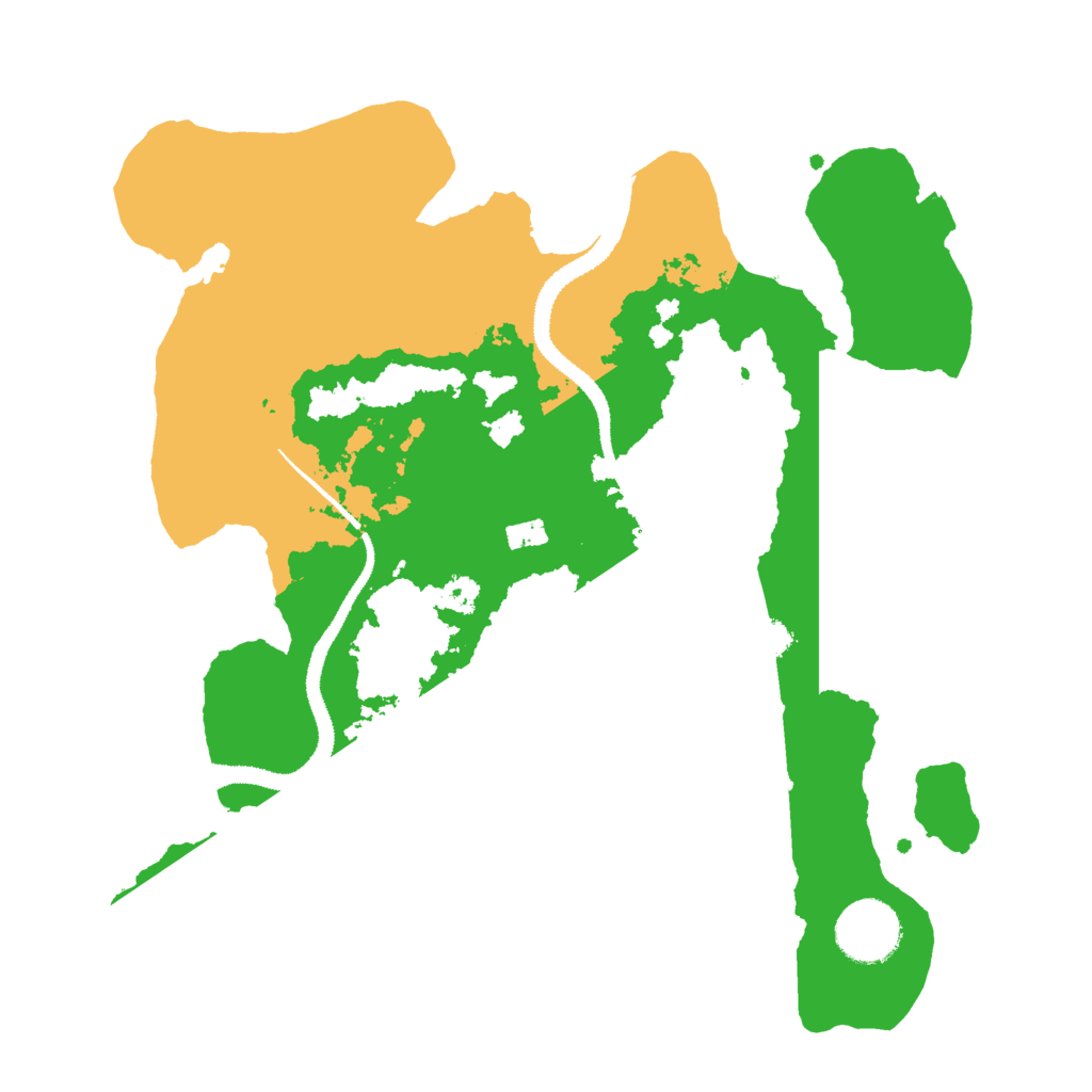 Biome Rust Map: Procedural Map, Size: 3000, Seed: 19964