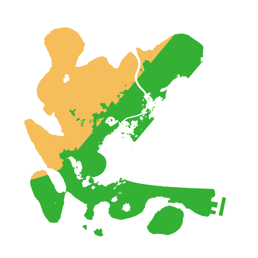 Biome Rust Map: Procedural Map, Size: 2800, Seed: 19933