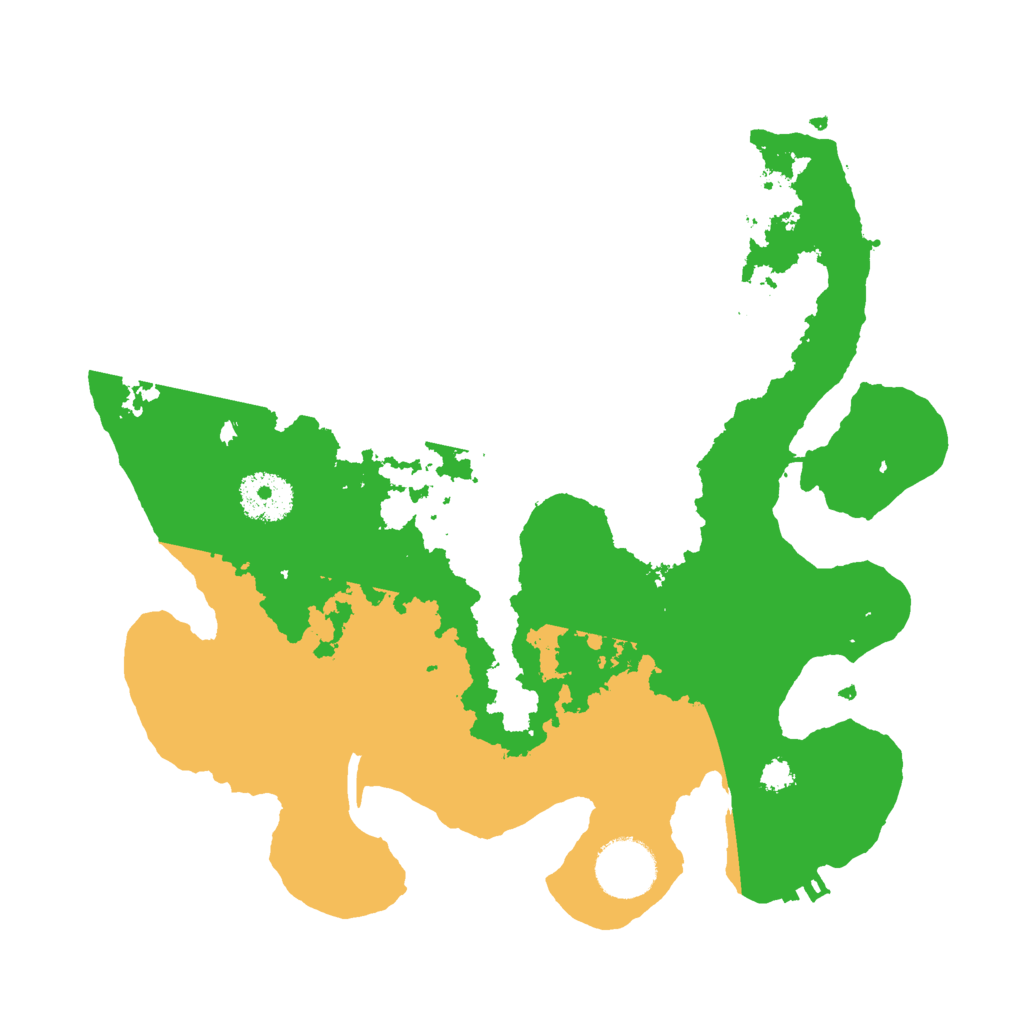 Biome Rust Map: Procedural Map, Size: 3000, Seed: 29839