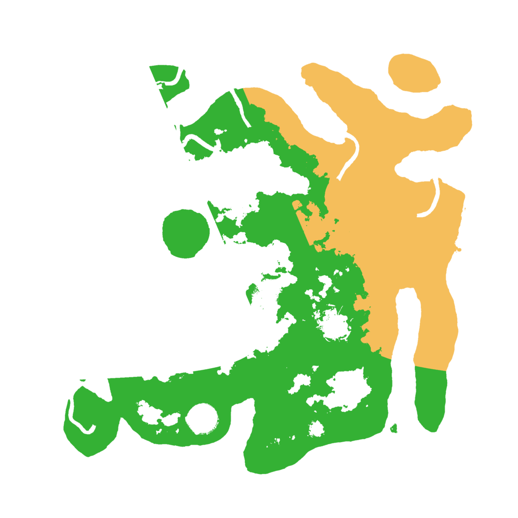 Biome Rust Map: Procedural Map, Size: 3000, Seed: 3104485