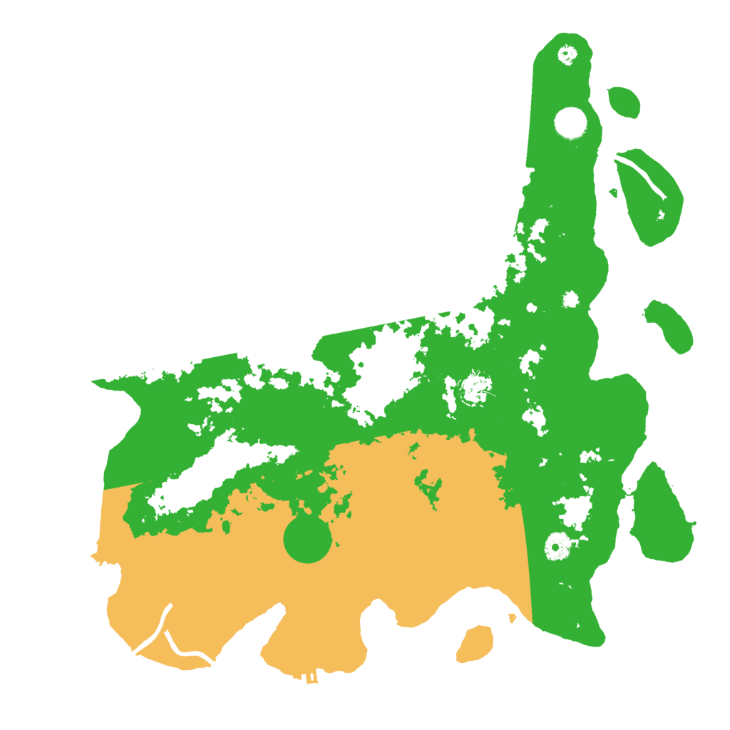 Biome Rust Map: Procedural Map, Size: 4000, Seed: 16798