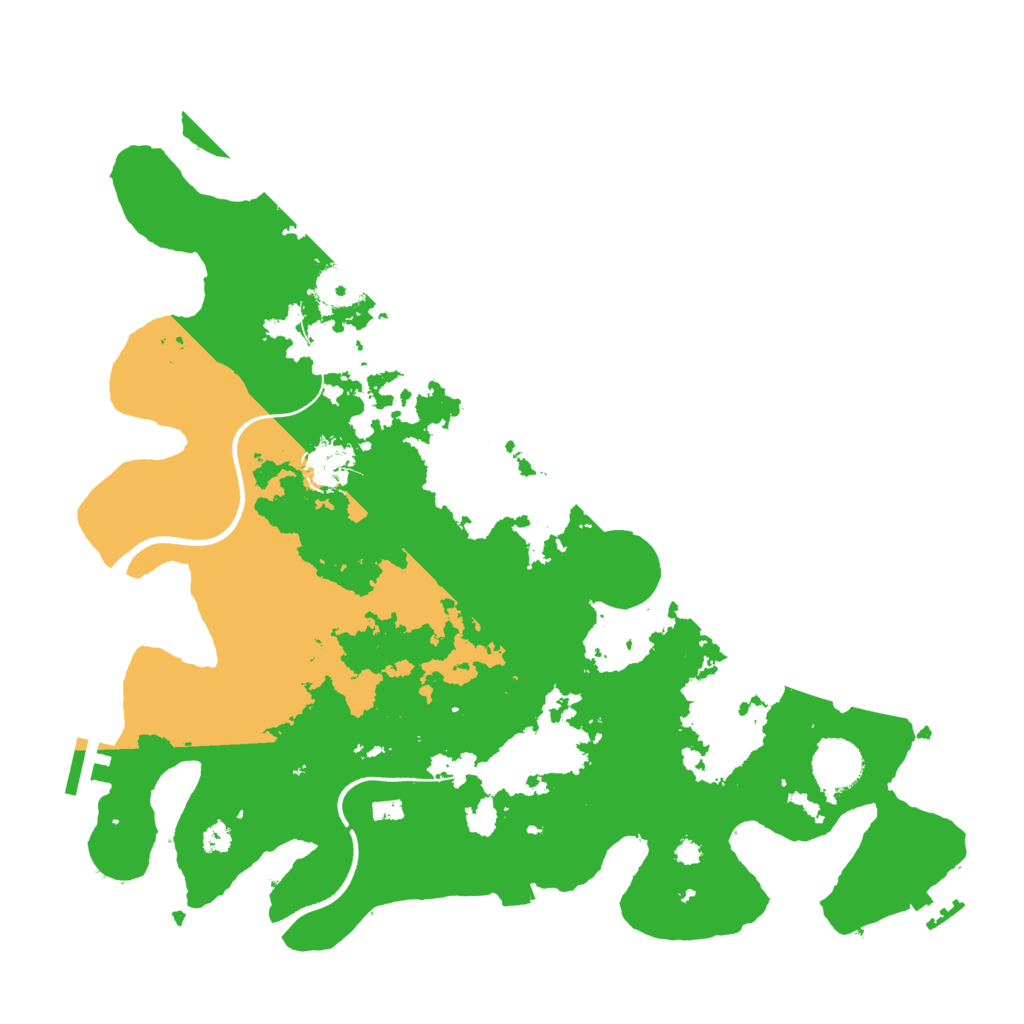 Biome Rust Map: Procedural Map, Size: 3600, Seed: 864386