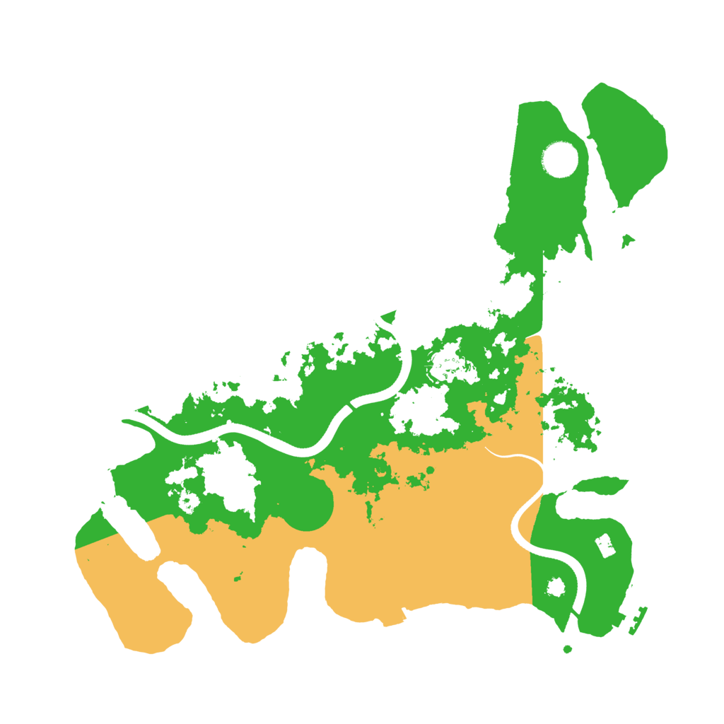 Biome Rust Map: Procedural Map, Size: 3530, Seed: 131313