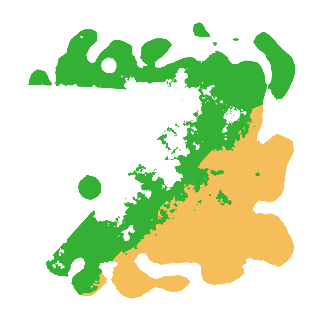 Biome Rust Map: Barren, Size: 3700, Seed: 1234567