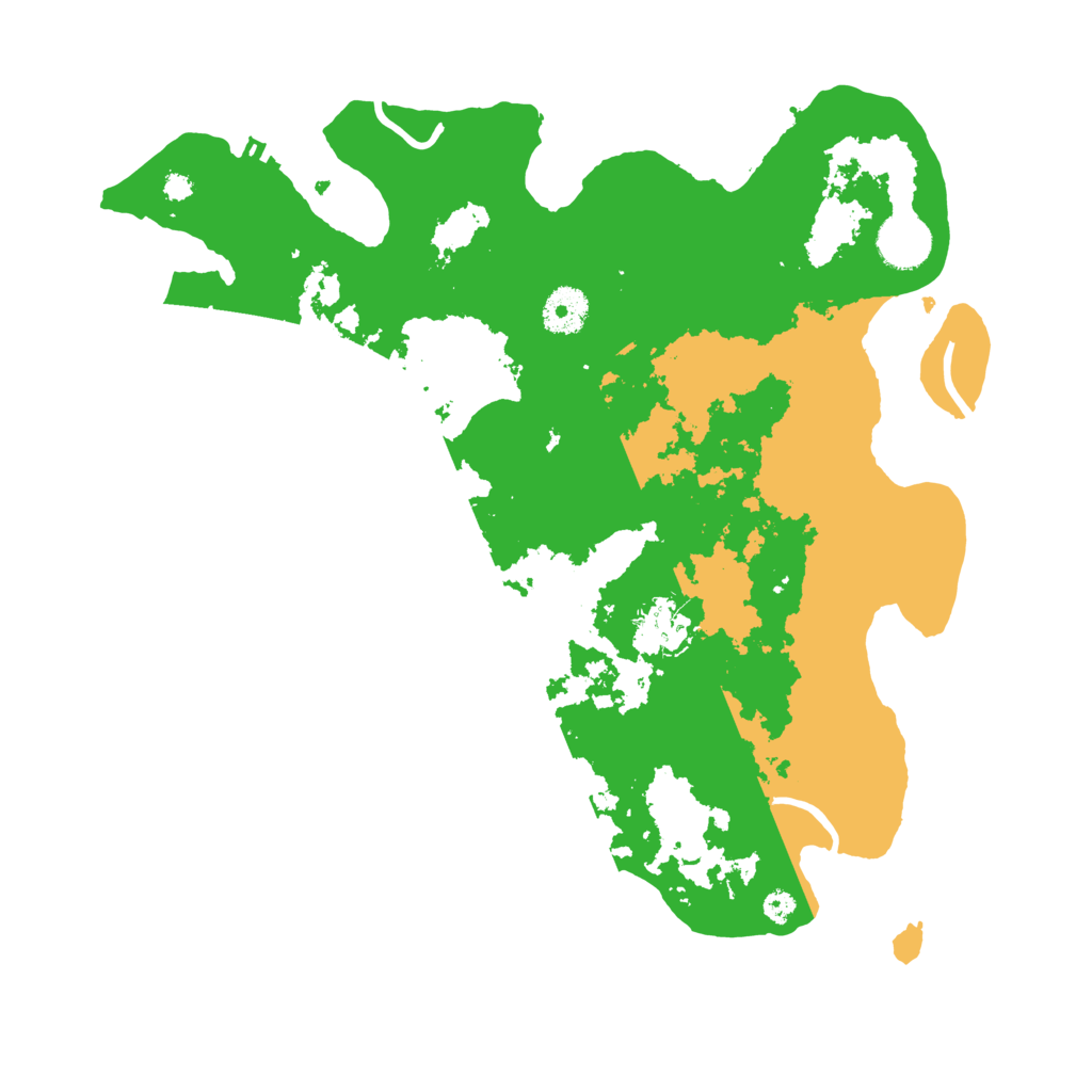 Biome Rust Map: Procedural Map, Size: 3550, Seed: 69332844
