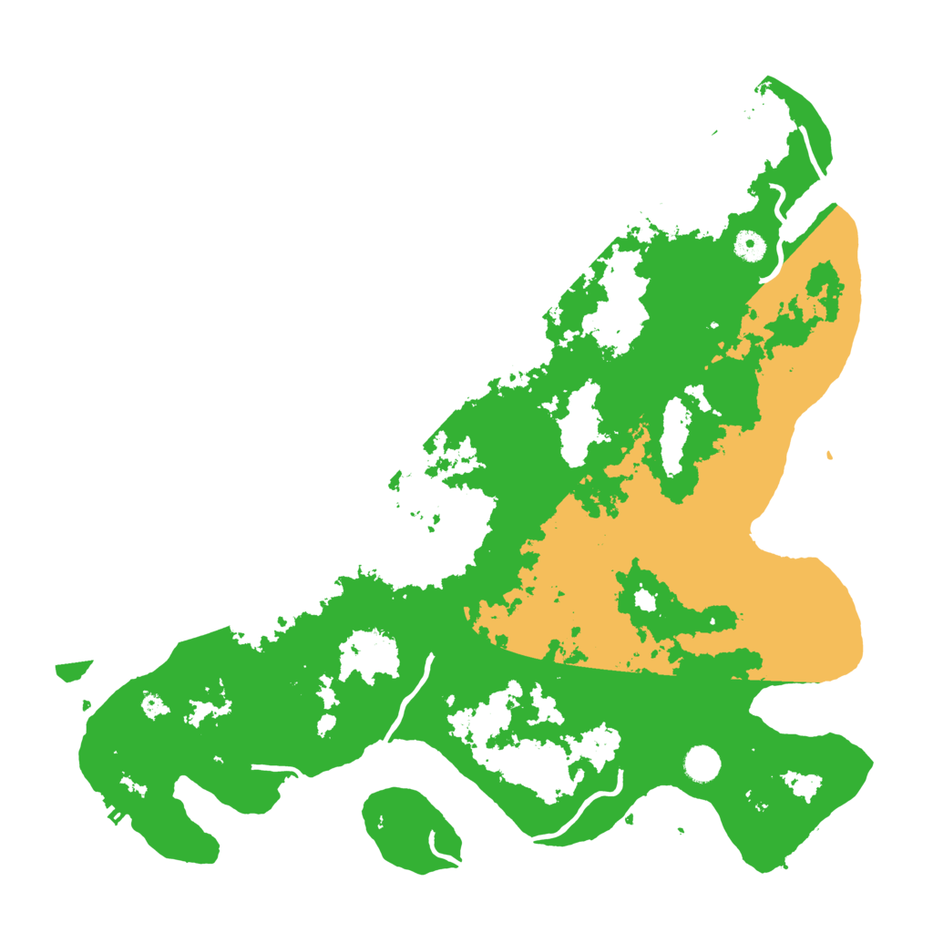 Biome Rust Map: Procedural Map, Size: 4500, Seed: 1221167214