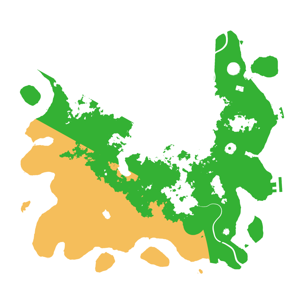 Biome Rust Map: Procedural Map, Size: 4000, Seed: 16937