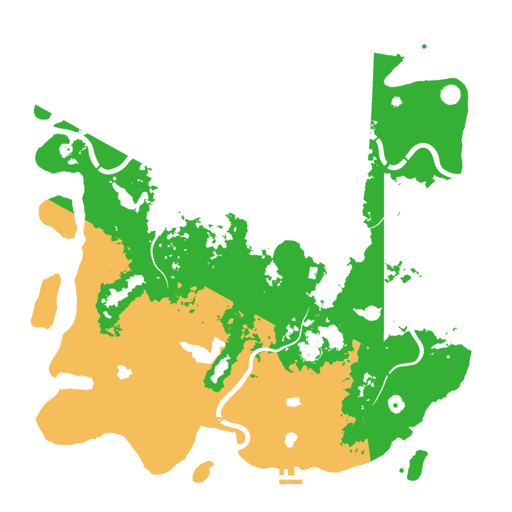 Biome Rust Map: Procedural Map, Size: 4500, Seed: 12101993