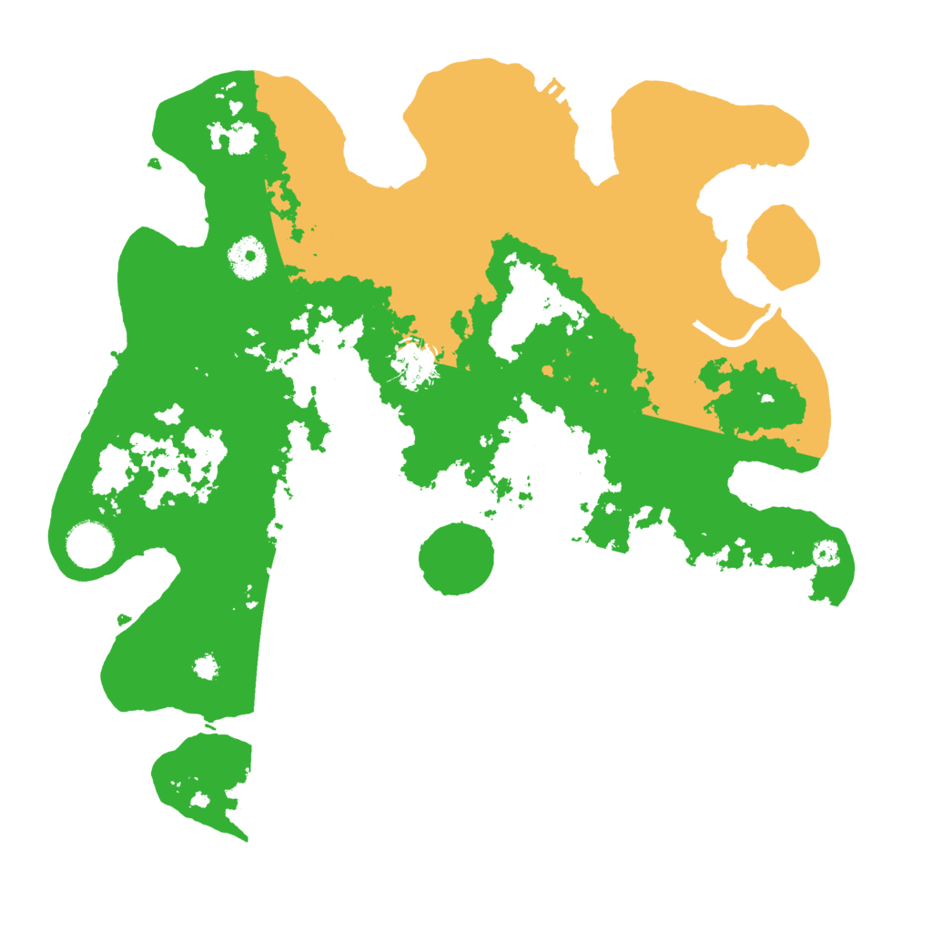 Biome Rust Map: Procedural Map, Size: 3500, Seed: 154854