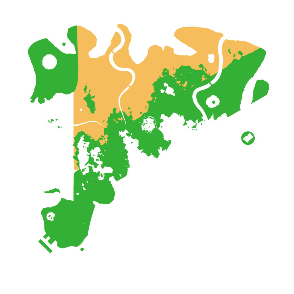 Biome Rust Map: Procedural Map, Size: 3500, Seed: 312259960
