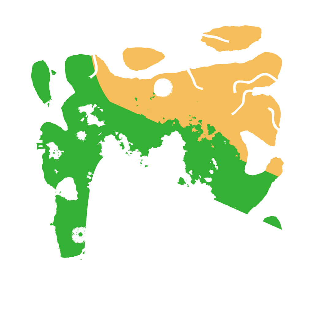 Biome Rust Map: Procedural Map, Size: 3000, Seed: 25372