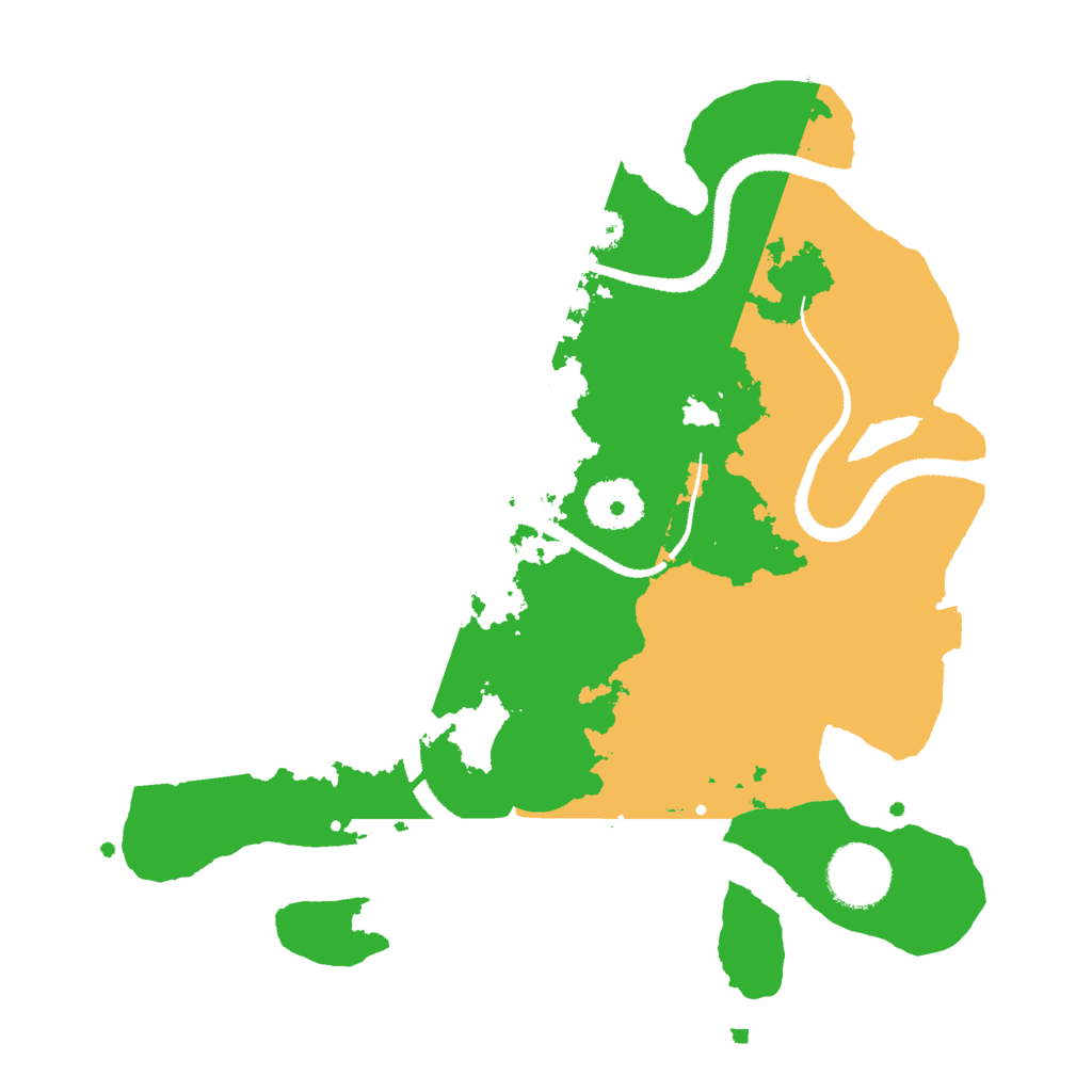 Biome Rust Map: Procedural Map, Size: 3000, Seed: 13764