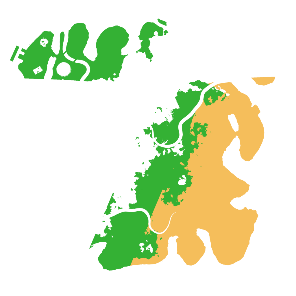 Biome Rust Map: Procedural Map, Size: 3700, Seed: 2032141015