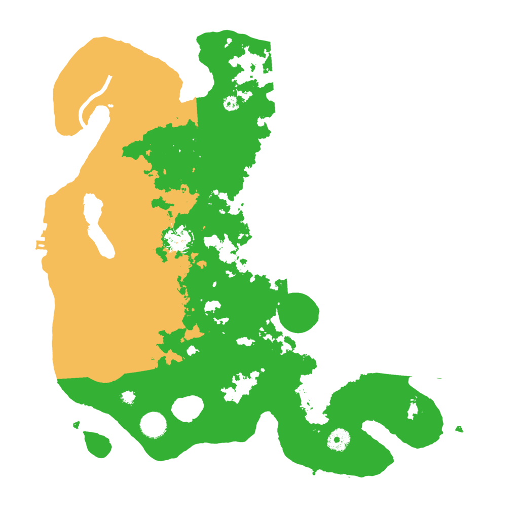 Biome Rust Map: Procedural Map, Size: 3500, Seed: 662851258