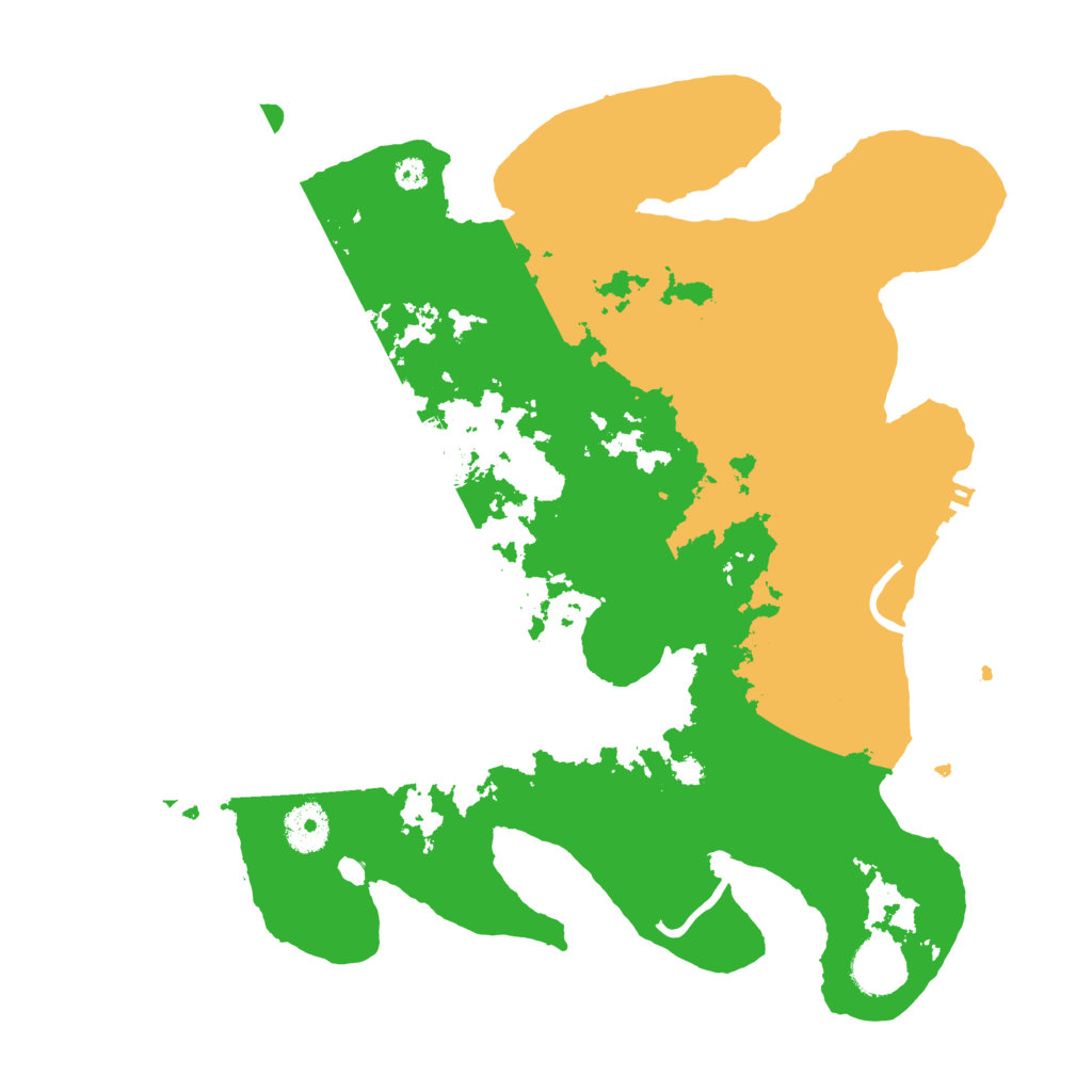 Biome Rust Map: Procedural Map, Size: 3500, Seed: 95261860