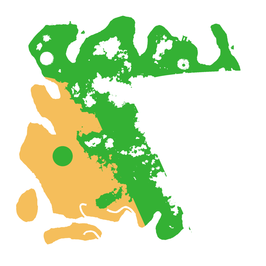 Biome Rust Map: Procedural Map, Size: 3500, Seed: 31387