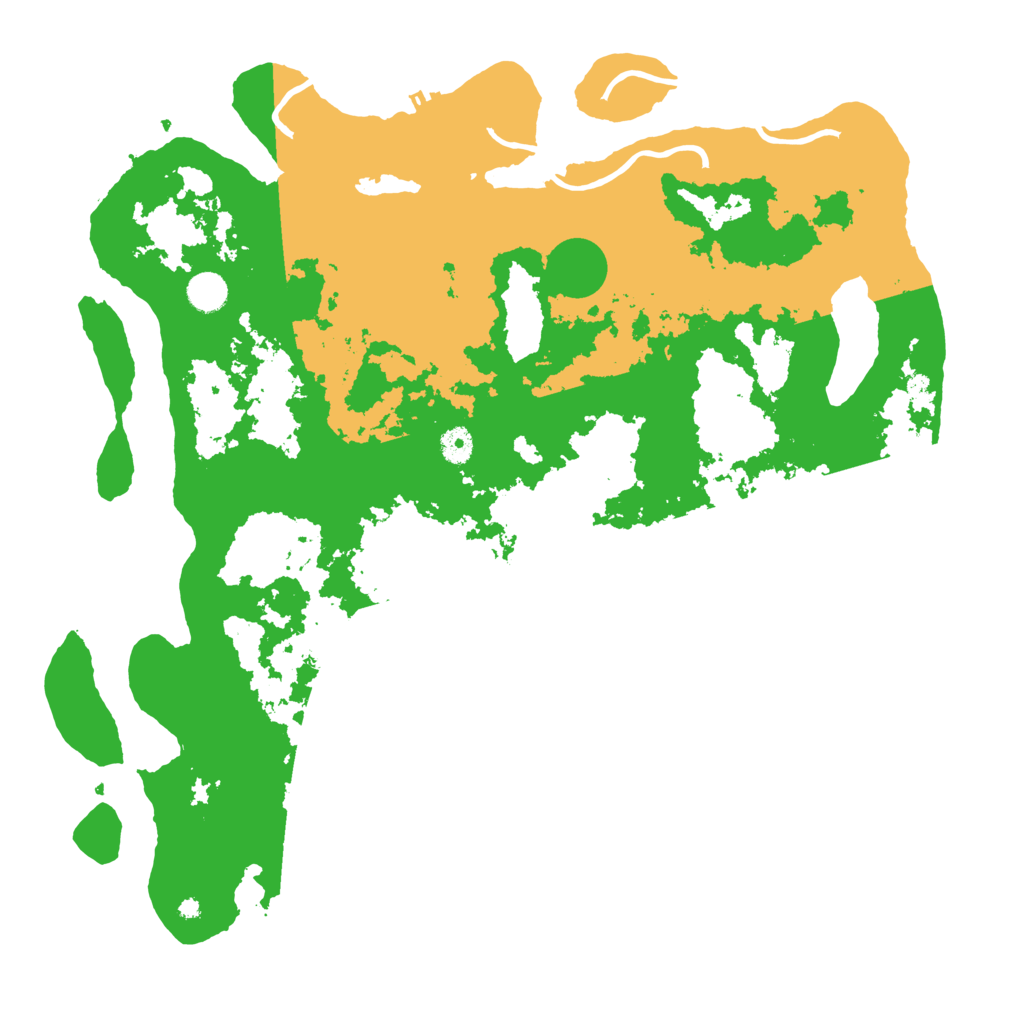 Biome Rust Map: Procedural Map, Size: 4500, Seed: 377225588