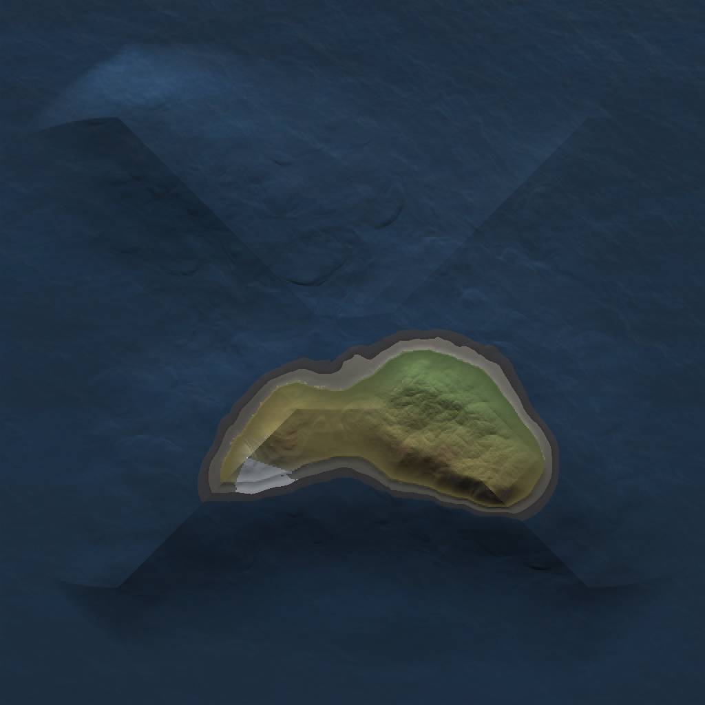 Rust Map: Barren, Size: 1000, Seed: 345345234, 2 Monuments