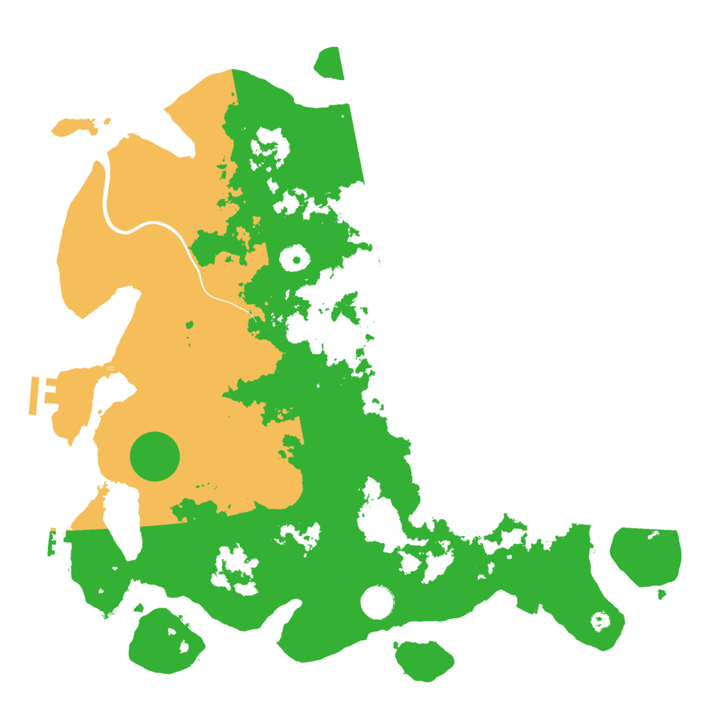 Biome Rust Map: Procedural Map, Size: 3850, Seed: 549253757