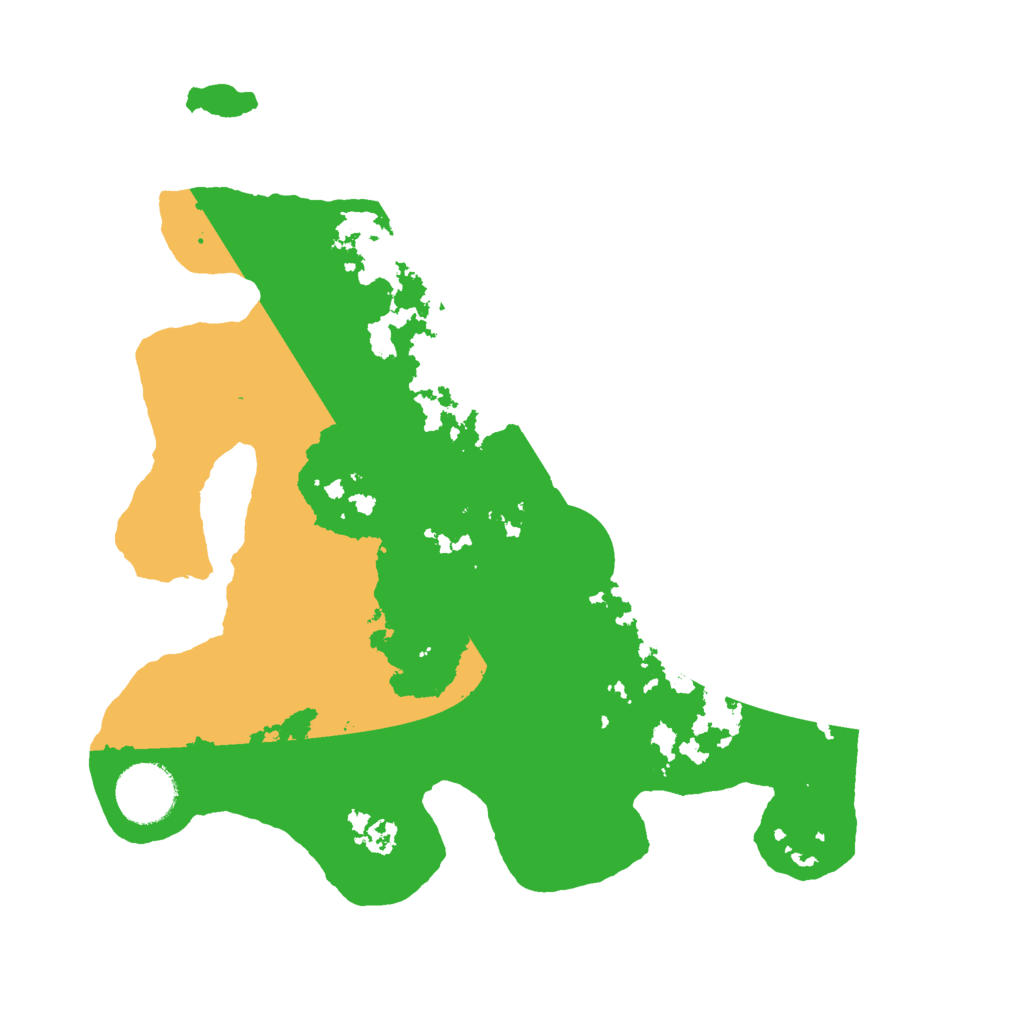 Biome Rust Map: Barren, Size: 3000, Seed: 5252